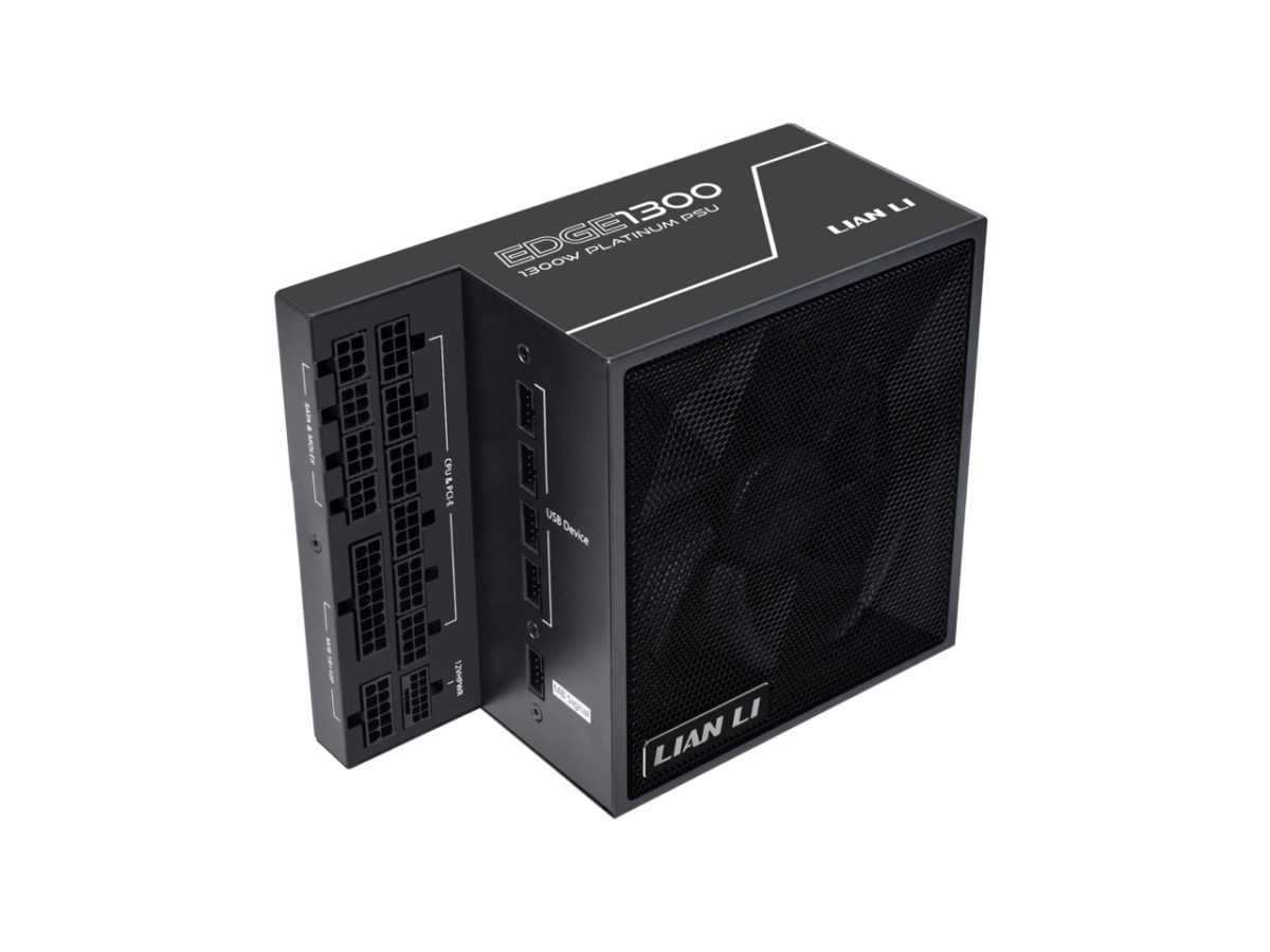 Lian Li Edge 1300W Black 80+ Platinum, Fully Modular SFX PSU - LIAN LI 2.35.65.02.004