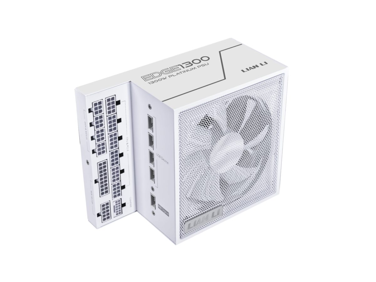 Lian Li Edge 1300W White 80+ Platinum, Fully Modular SFX PSU - LIAN LI 2.35.65.02.005