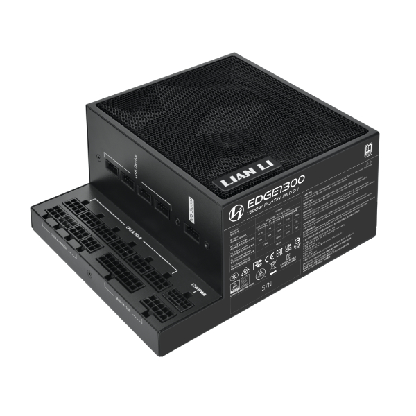 Lian Li Edge 1000W Black 80+ Platinum, Fully Modular SFX PSU - LIAN LI 2.35.65.02.006