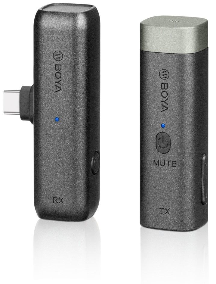 BOYA BY-WM3U wireless mic 2.4Ghz Wireless mic System, for UsB type-C, 3.5mmTRS. TRRS - BOYA 2.35.70.01.005