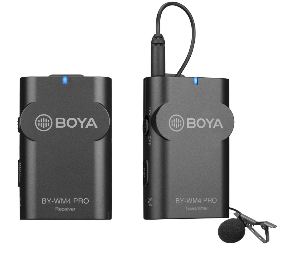 BOYA BY-WM4 pro-K1 wireless mic 2.4G Wireless Mic System 1+1 - BOYA 2.35.70.01.006
