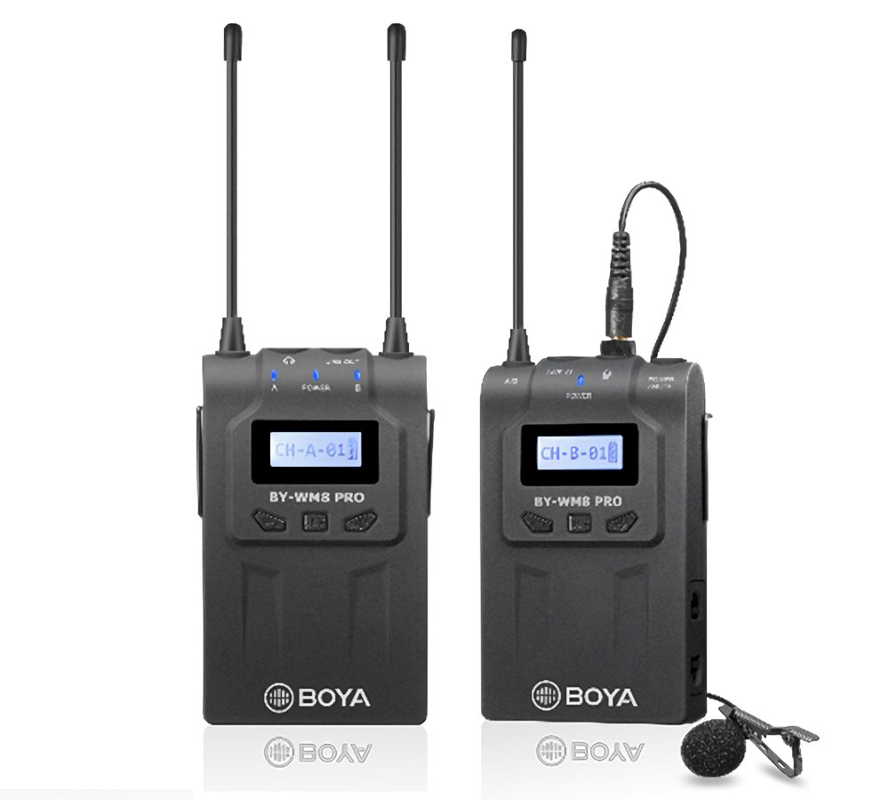 BOYA BY-WM8 pro-K1 wireless mic UHF Wireless mic 1+1 - BOYA 2.35.70.01.008