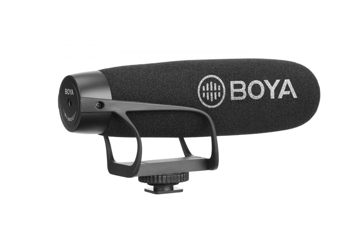 BOYA BY-BM2021 Compact Shotgun Mic Super Cardioid Video Shotgun Microphone for Cameras 3.5mm - BOYA 2.35.70.01.010