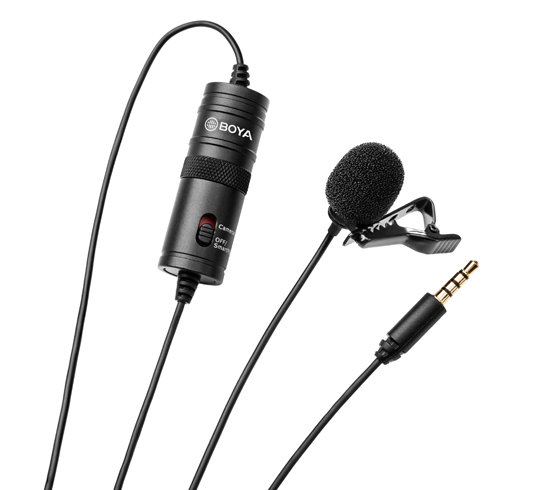 BOYA BY-M1 wired mic Universal Lavalier Microphone - BOYA 2.35.70.01.014