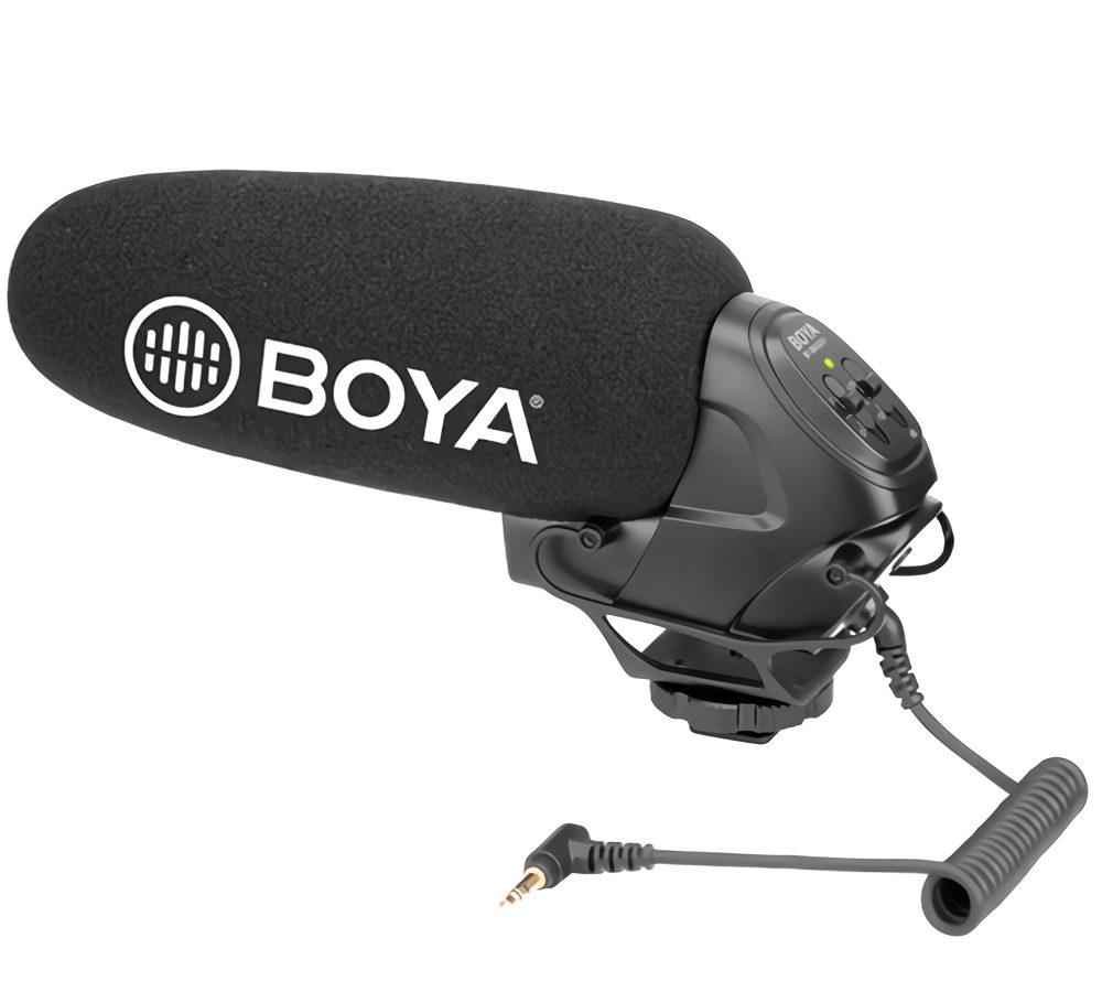 BOYA BY-BM3031 Super-cardioid Shotgun On-Camera Microphone for Cameras and Video - BOYA 2.35.70.02.016
