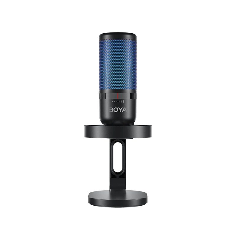 BOYA BY-K3 USB RGB Microphone Supercardioid w. shockmount (2 zones RGB) - BOYA 2.35.70.02.024