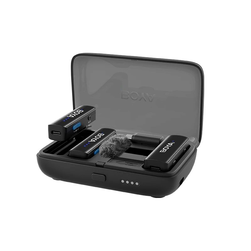 BOYA LINK V2 C2 Mobile 2 person Wireless Mic USB-C and 3,5 TRS (laptop camera phone) no Lightnintg - BOYA 2.35.70.02.030