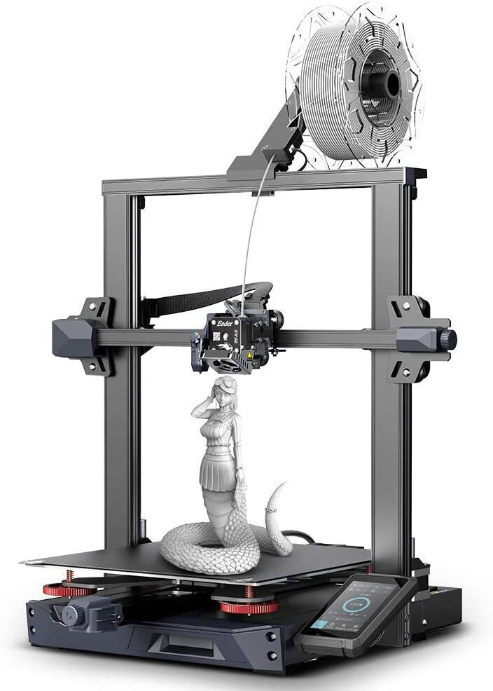 CREALITY Ender-3 S1 PLUS 3D Printer - Silent, Resume Print, 6-step DIY FDM, Build Size 30x30x30cm - CREALITY 2.35.71.00.023