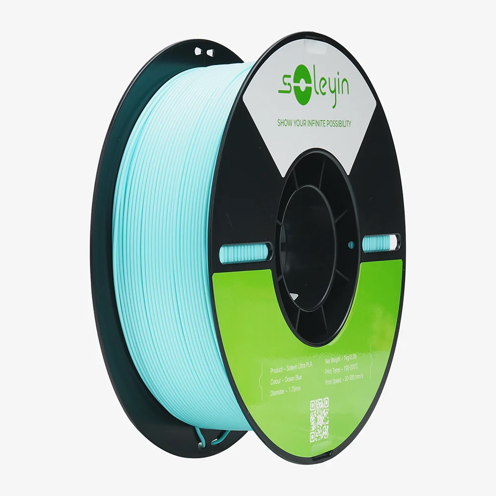 Creality Soleyin Ultra PLA Ocean Blue 3D Printer Filament  1 kg Spool,1.75 mm - CREALITY 2.35.71.01.103
