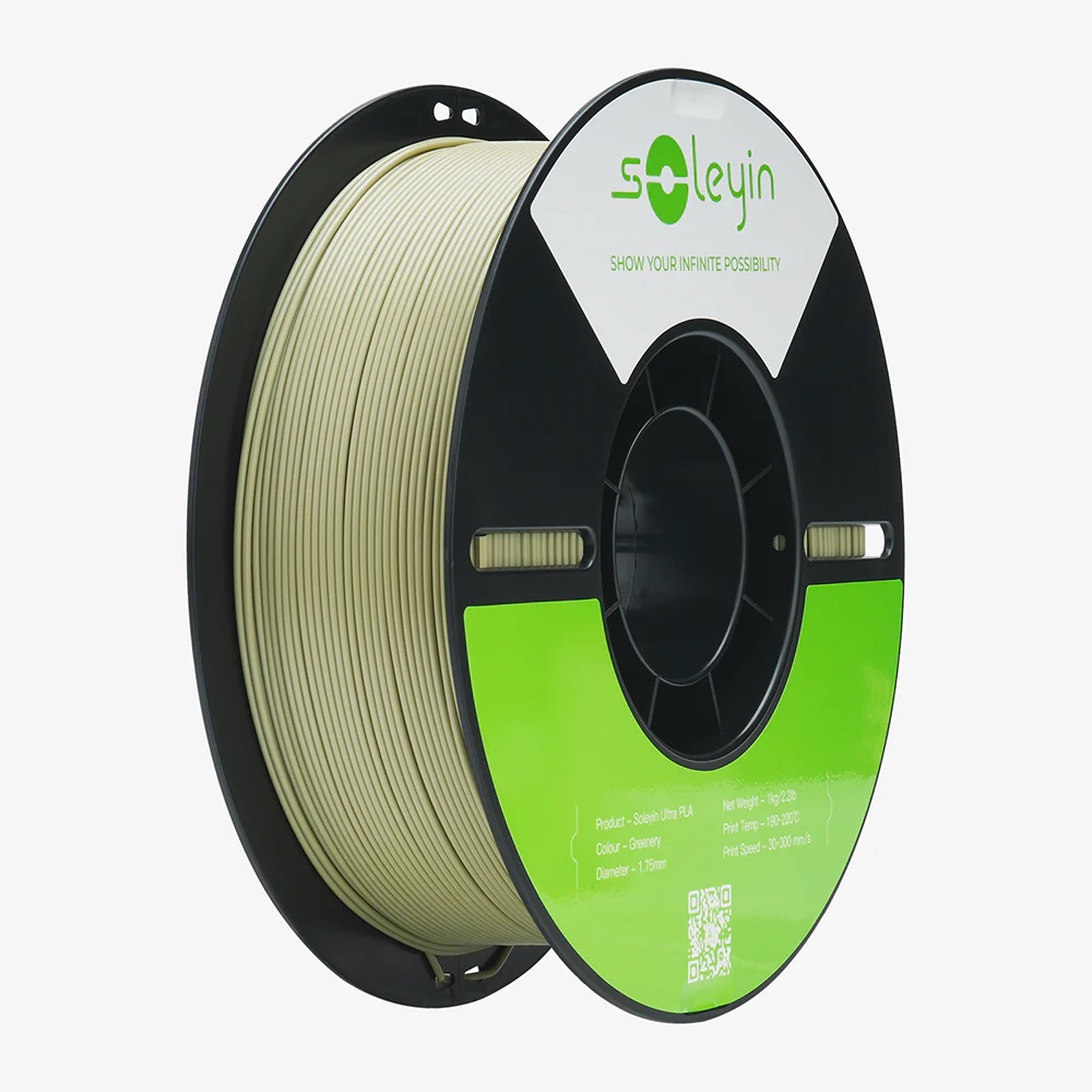 Creality Soleyin Ultra PLA Greenery 3D Printer Filament  1 kg Spool,1.75 mm - CREALITY 2.35.71.01.106