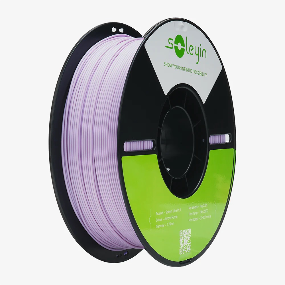 Creality Soleyin UltraPLA Almond Purple 3D Printer Filament  1 kg Spool,1.75 mm - CREALITY 2.35.71.01.107