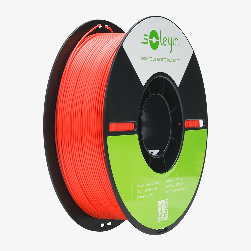 Creality Soleyin UltraPLA Strawberry Milk 3D Printer Filament  1 kg Spool,1.75 mm - CREALITY 2.35.71.01.109
