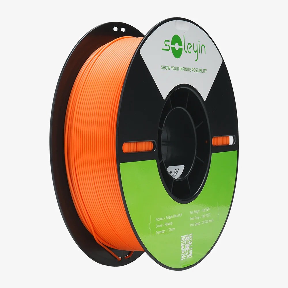 Creality Soleyin Ultra PLA Rosehip 3D Printer Filament  1 kg Spool,1.75 mm - CREALITY 2.35.71.01.110
