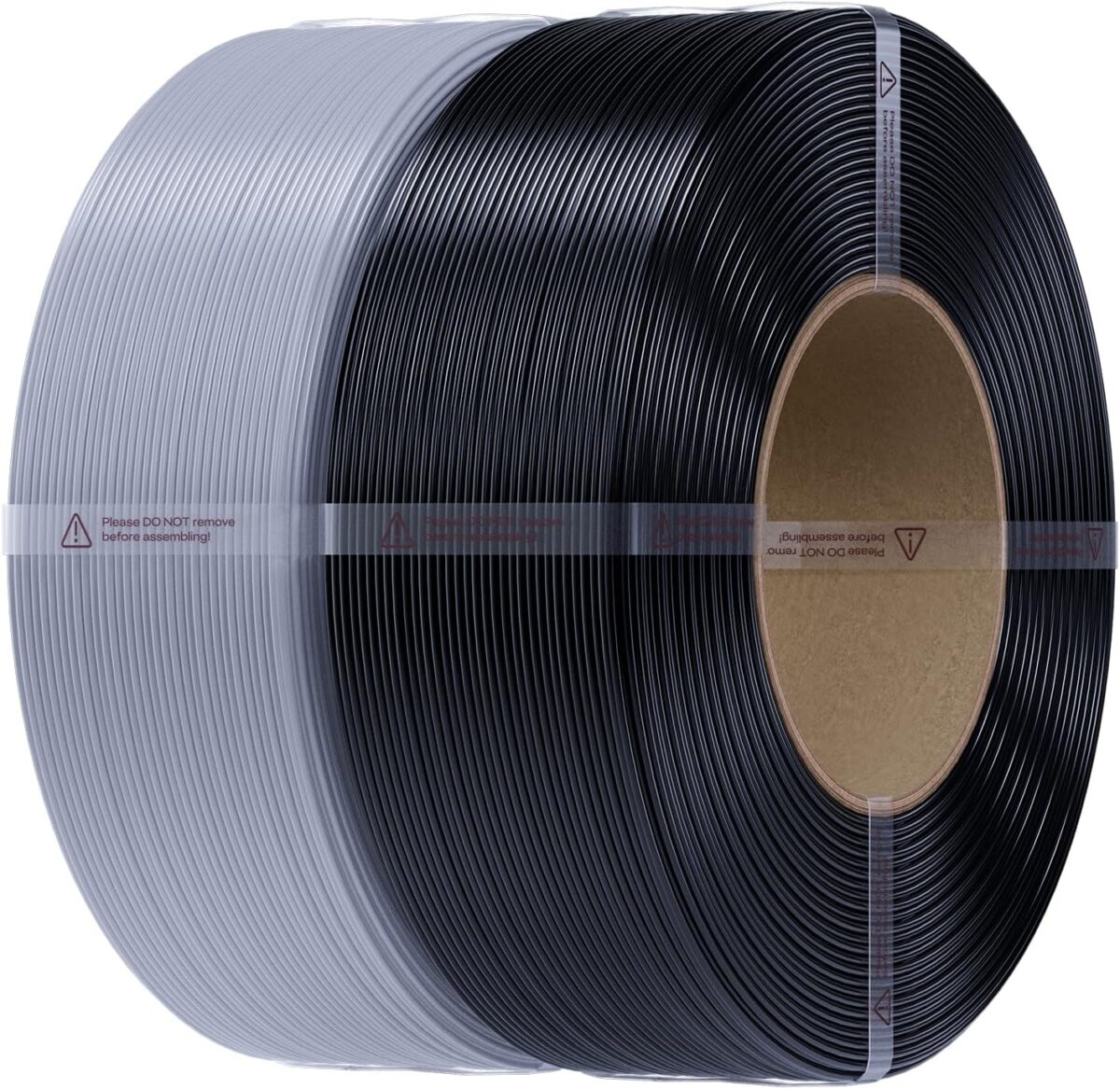 Creality CR-PETG Value Pack 2kg - Black & Gray 3D Printer Filament (Black+Grey) - CREALITY 2.35.71.01.121