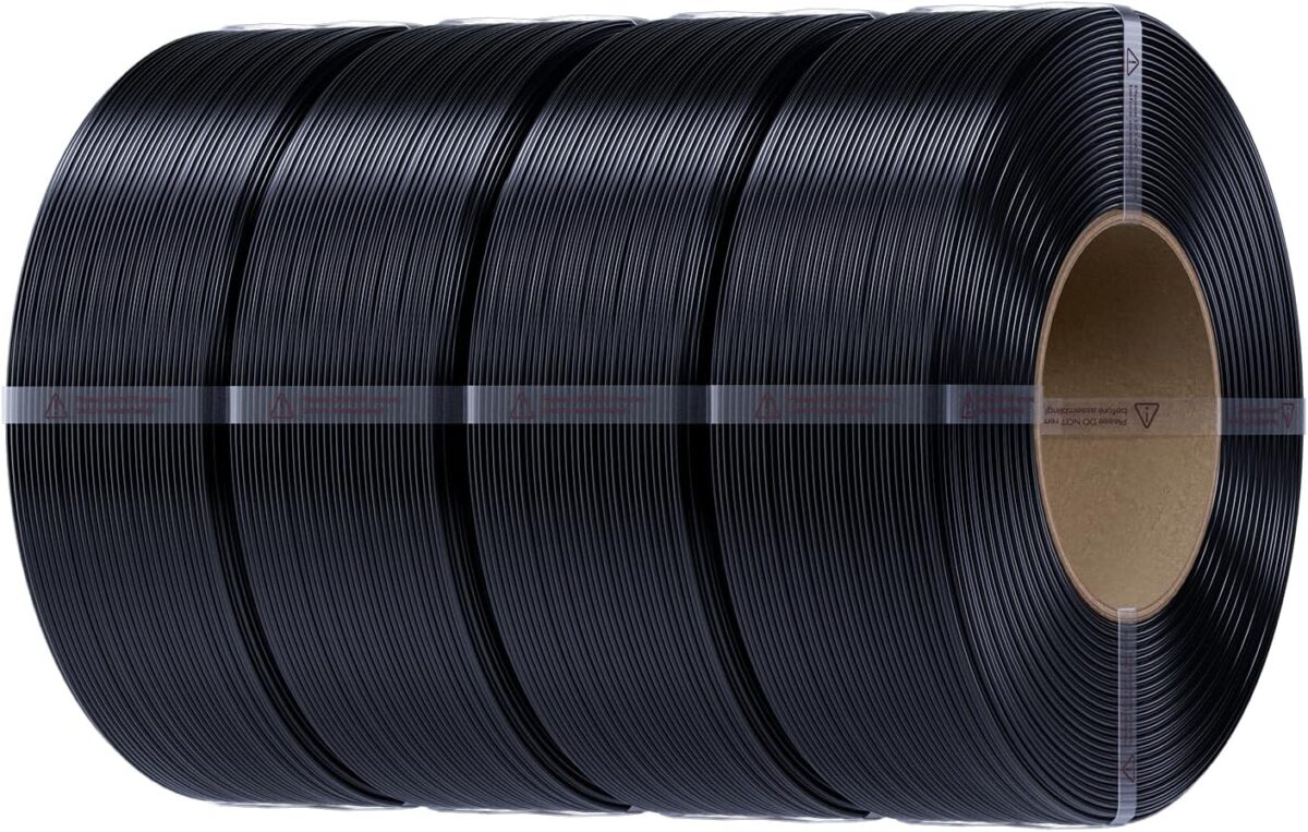 Creality CR-PETG Value Pack 4kg - 4x Black 3D Printer Filament no reel - CREALITY 2.35.71.01.124