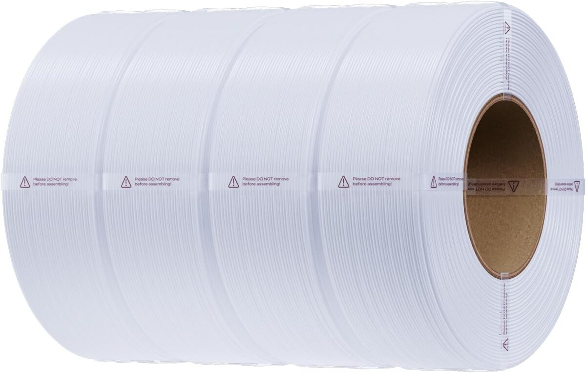 Creality CR-PETG Value Pack 4kg - 4x White 3D Printer Filament no reel - CREALITY 2.35.71.01.125