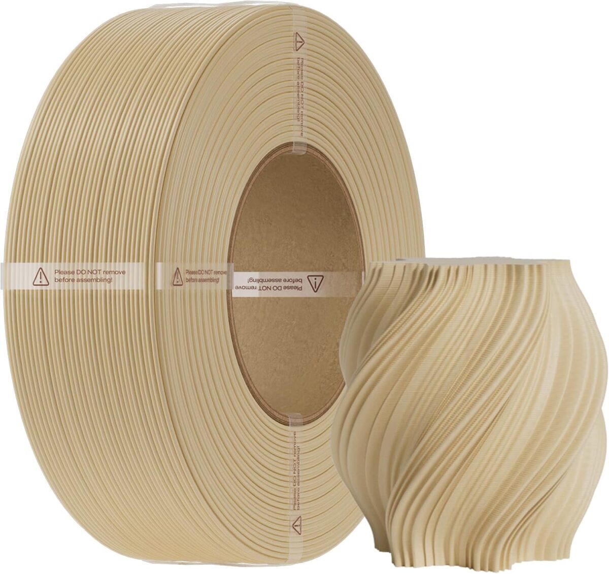 Creality CR-PETG Beige  - No Reel 3D Printer Filament, Hard Glossy, Tensile 49MPA 1 kg Spool1.75 - CREALITY 2.35.71.01.145