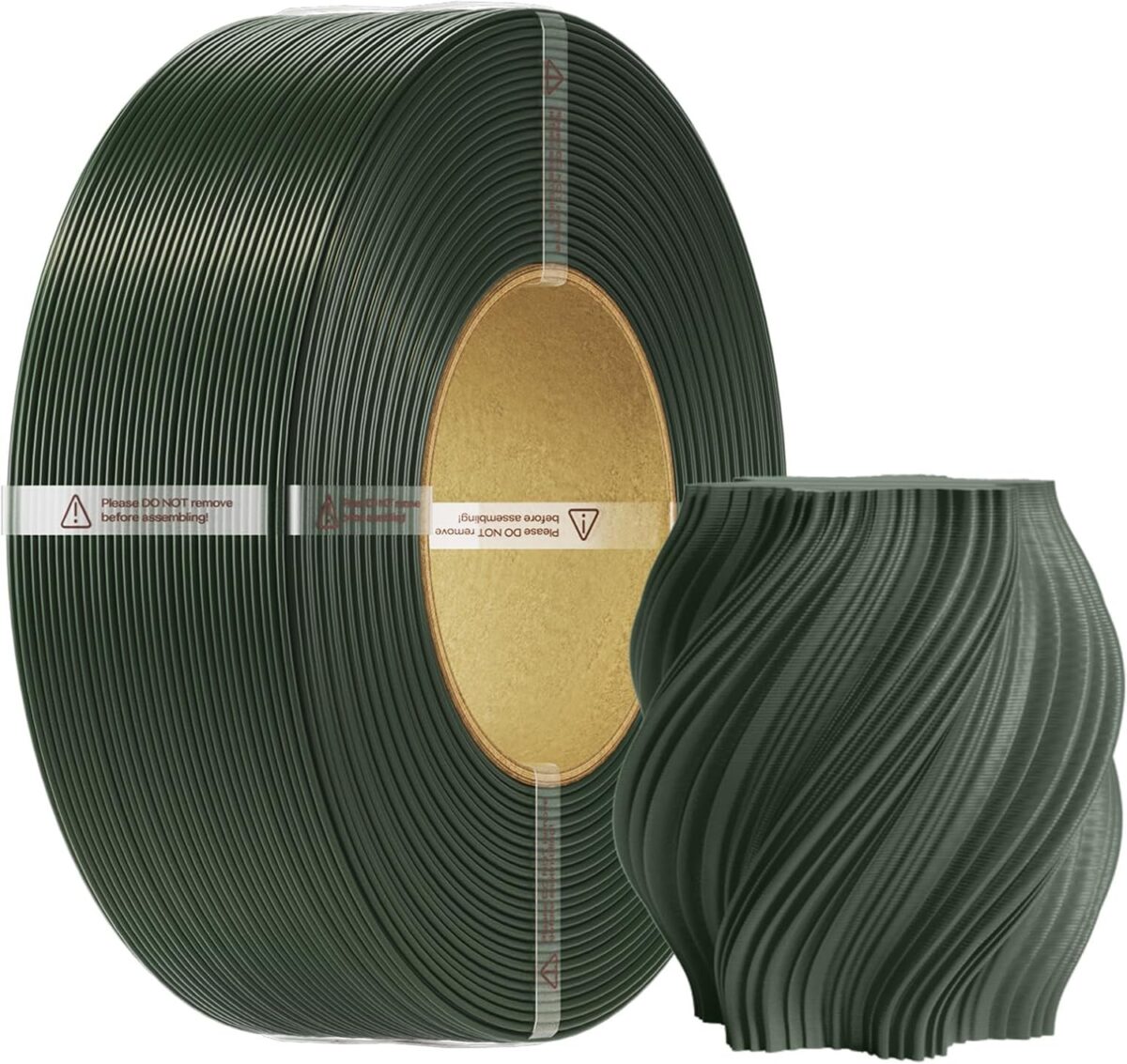 Creality CR-PETG Army Green - No Reel 3D Printer Filament, Hard Glossy, Tensile Str. 49MPA, 1 kg - CREALITY 2.35.71.01.147