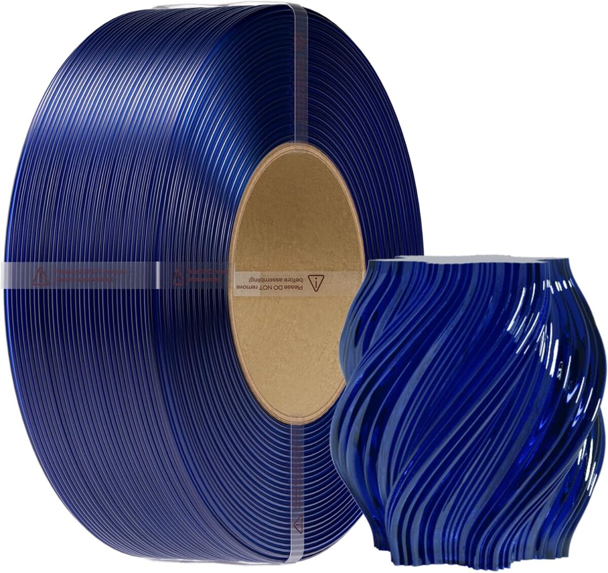 Creality CR-PETG Technology Blue - No Reel 3D Printer Filament, Hard Glossy, Tensile 49MPA, 1 kg Spo - CREALITY 2.35.71.01.185