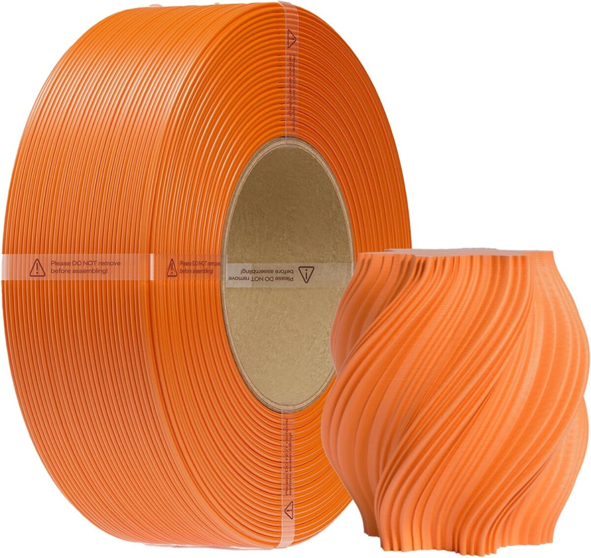 Creality CR-PETG Orange - No Reel 3D Printer Filament, Hard Glossy, Tensile 49MPA, 1 kg Spool1.77 - CREALITY 2.35.71.01.186