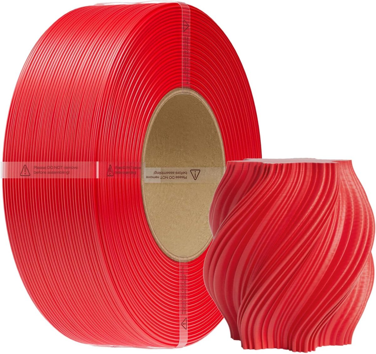 Creality CR-PETG Red - No Reel 3D Printer Filament, Hard Glossy, Tensile 49MPA, 1 kg Spool1.83 - CREALITY 2.35.71.01.192