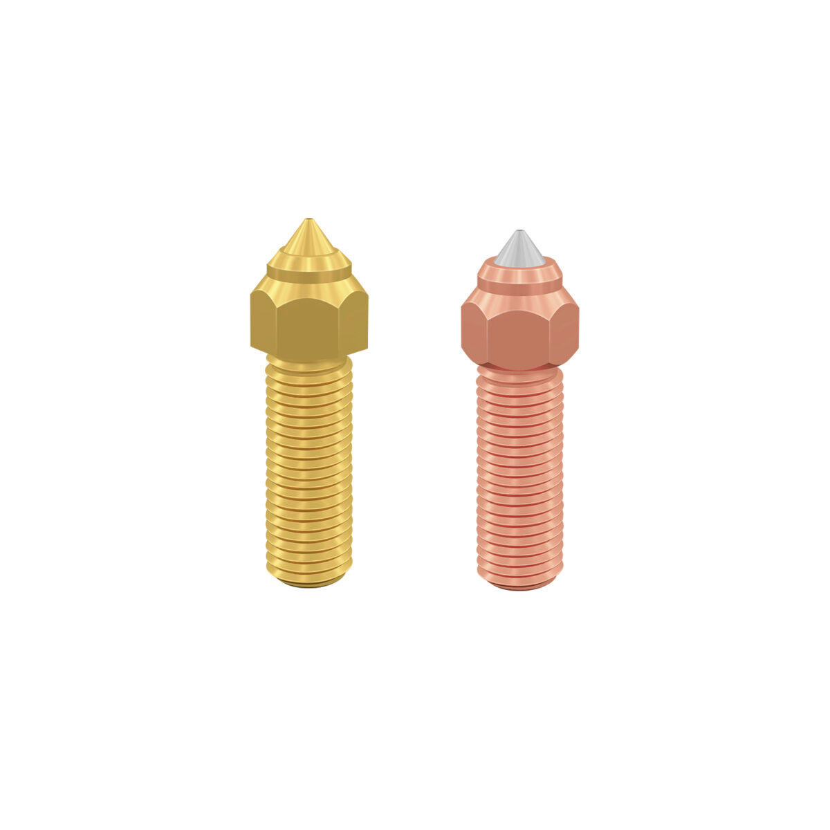 Creality Nozzle Kit x2 Brass & Steel for Ender-3 V3 KE & K1 K1max (2023) - CREALITY 2.35.71.02.024