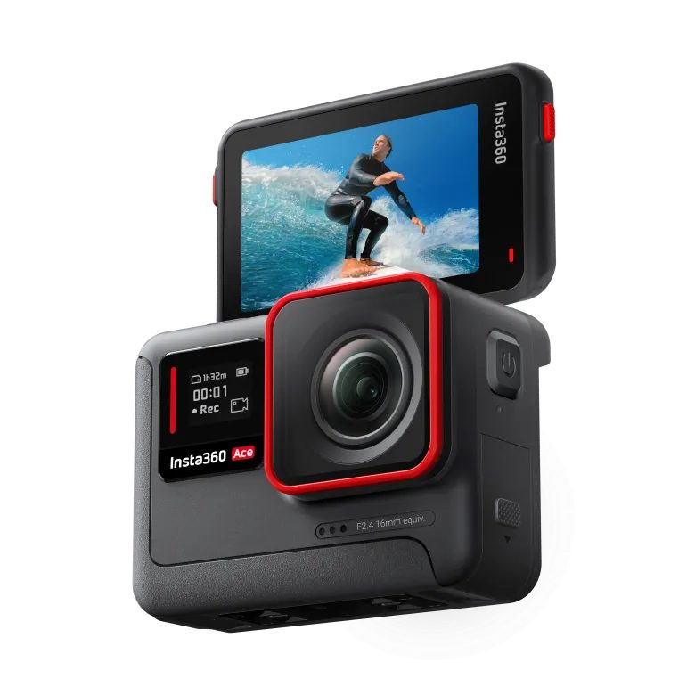 Insta360 Ace - Smart Action Camera 1/2, 48MP 4k 120fps Video (Standard Bundle) - Insta360 2.35.72.00.015