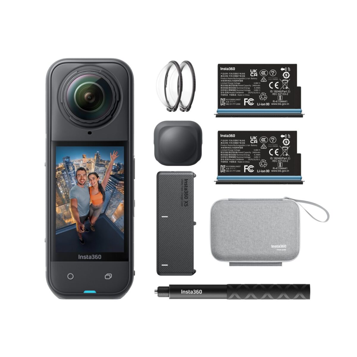 Insta360 X5 - 8K, Triple AI Chip, Action Camera Essentials Bundle - Insta360 2.35.72.00.028