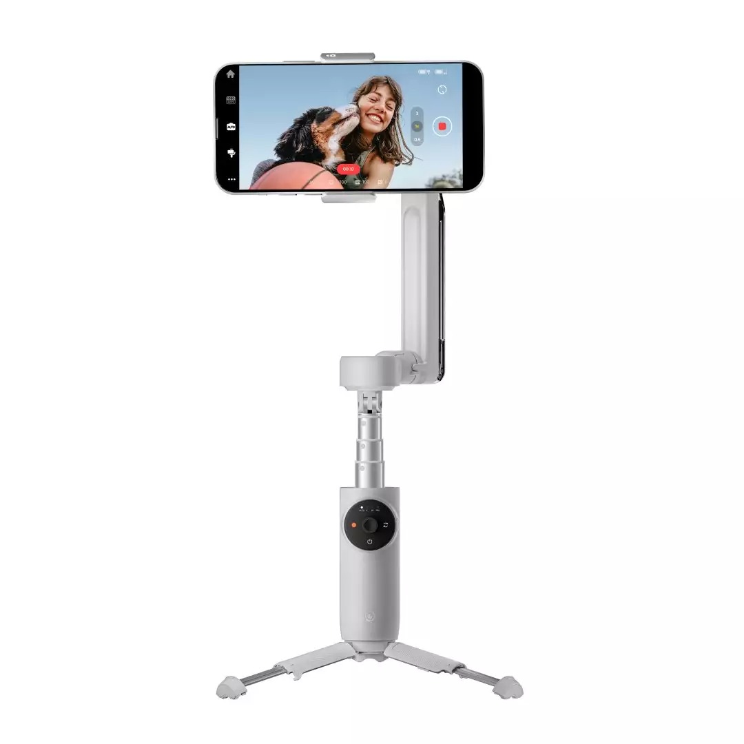 Insta360 Flow - Stand Alone White - AI Tracking Stabilizer phone gimbal Type-C - Insta360 2.35.72.01.009