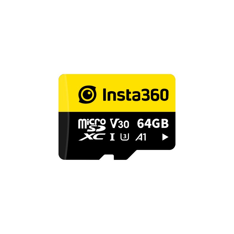 Insta360 64GB SD Card - Micro SD V30, XC1 U3 A1 - Insta360 2.35.72.01.025