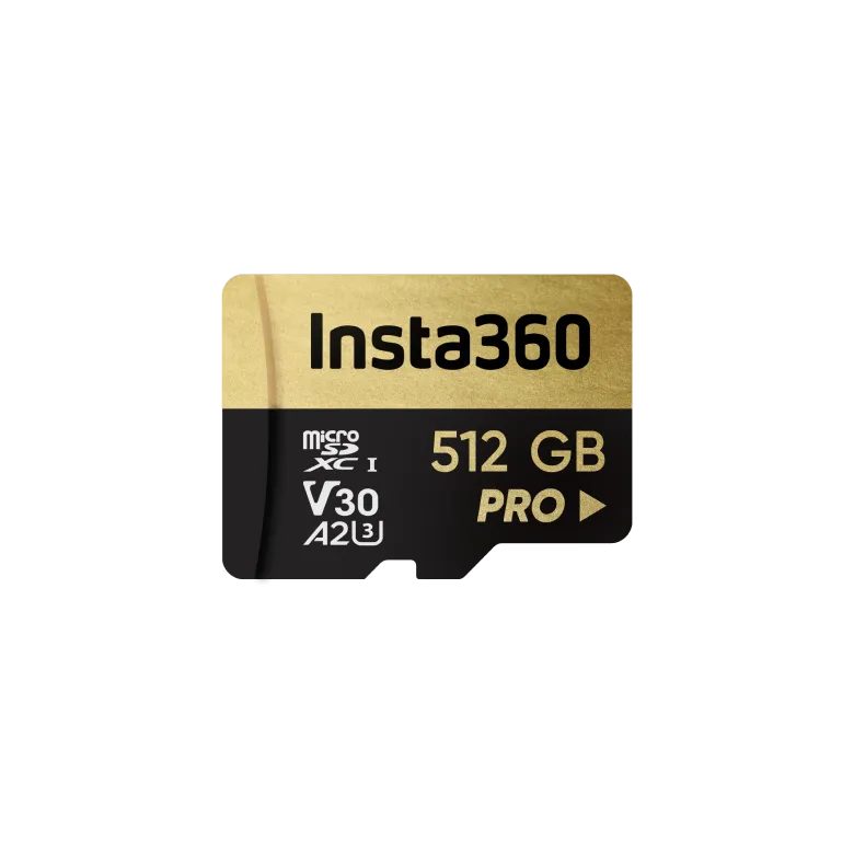 Insta360 512GB SD Card - Micro SD V30, A2, 90MB/s 8k - Insta360 2.35.72.01.097