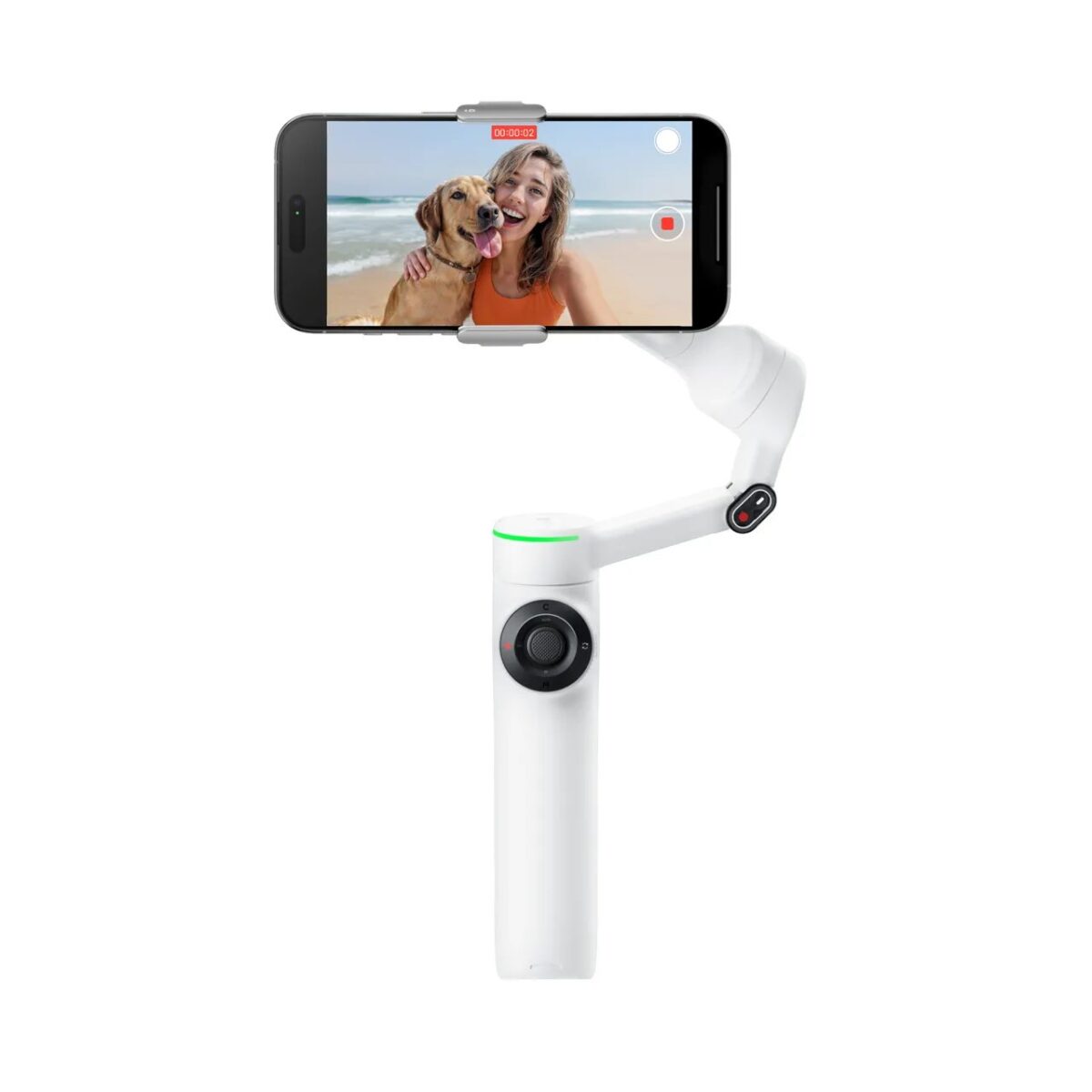 Insta360 Flow 2 Pro Standard Version (White) A.I. Powered Gimbal Stabilizer for Smartphone USB-C - Insta360 2.35.72.01.135