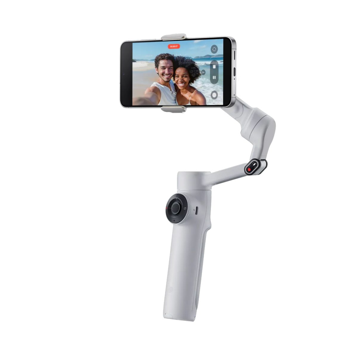 Insta360 Flow 2 Standard Bundle Gray - A.I. Powered Gimbal Stabilzer for Smartphone USB-C - Insta360 2.35.72.01.179