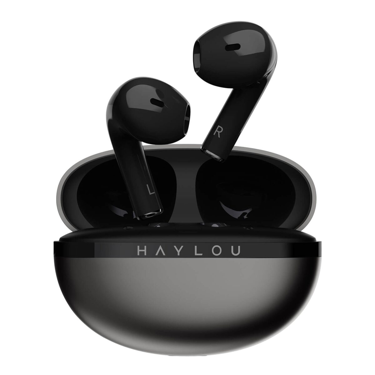 Haylou X1 2023 Black - Bluetooth TWS Semi-Ear Earbuds Bt 5.3 12mm dynamic coil 24h IPX4 Waterproof - HAYLOU 2.35.73.00.000