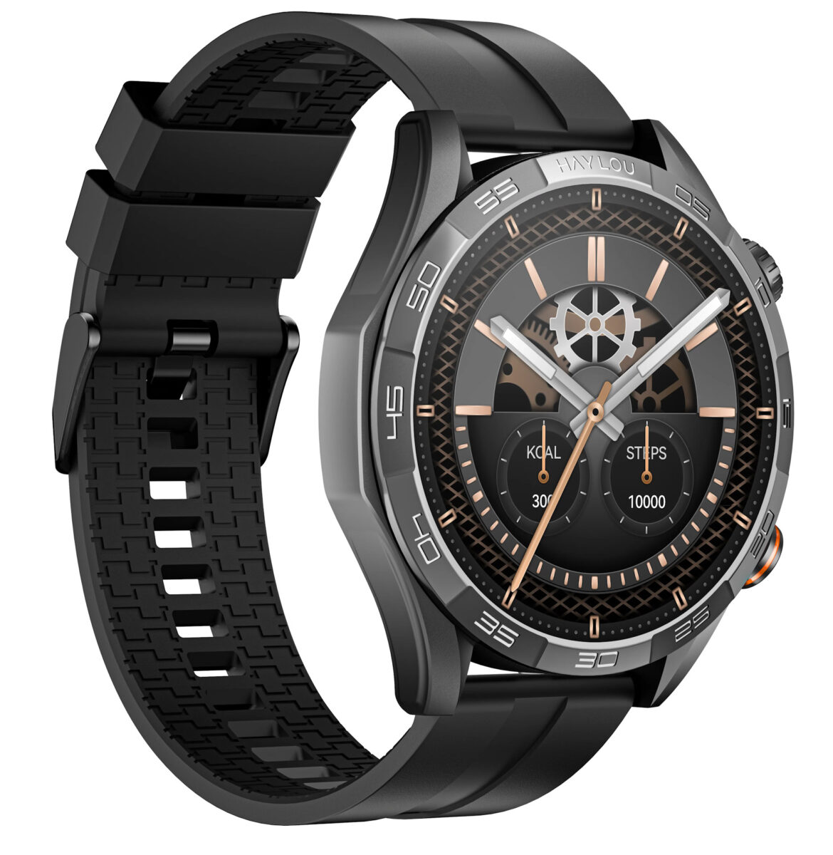 Haylou Solar 5 Black - BT Call Watch 1,58 AMOLED 480x480 AOD NFC Sync w Strava 12 days use - HAYLOU 2.35.73.00.024