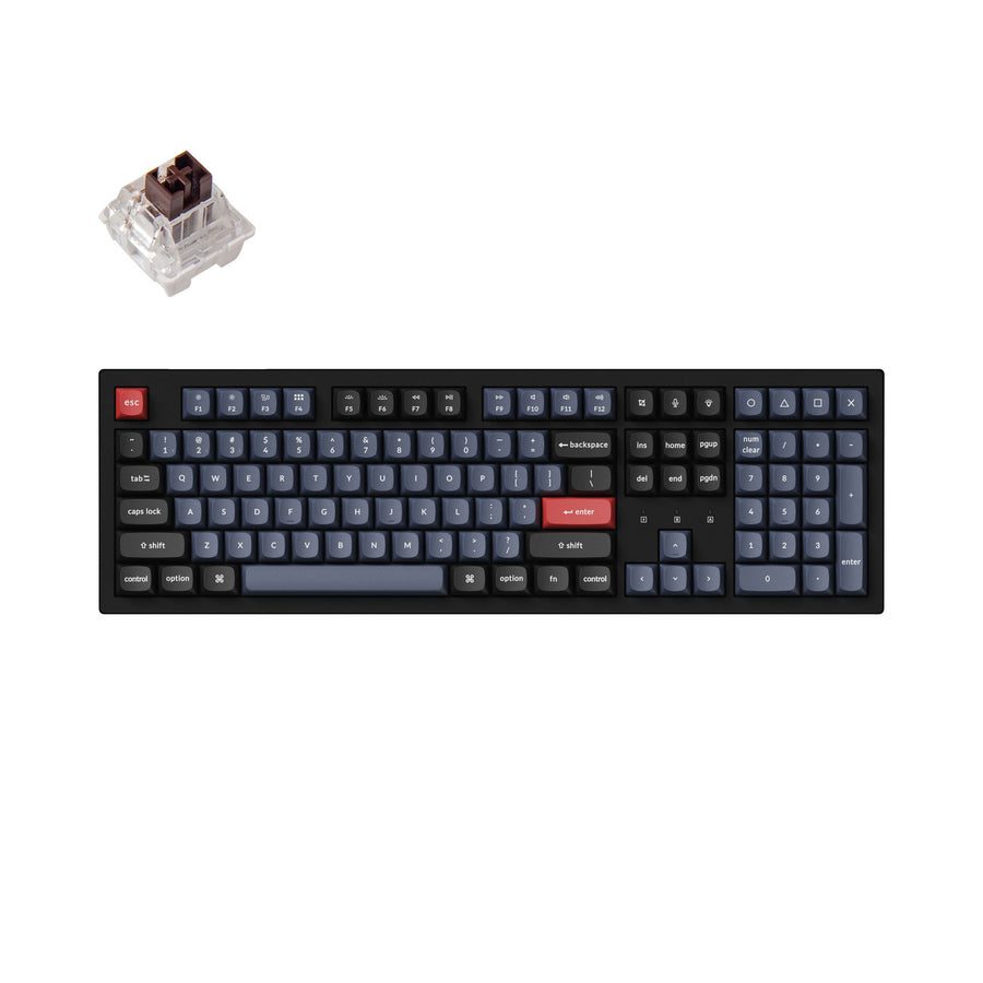 Keychron K10 Pro (K10P-H3) QMK/VIA Wireless Mechanical Keyboard-Brown Switch (Hot-Swappable) US Lay - Keychron 2.35.74.00.000