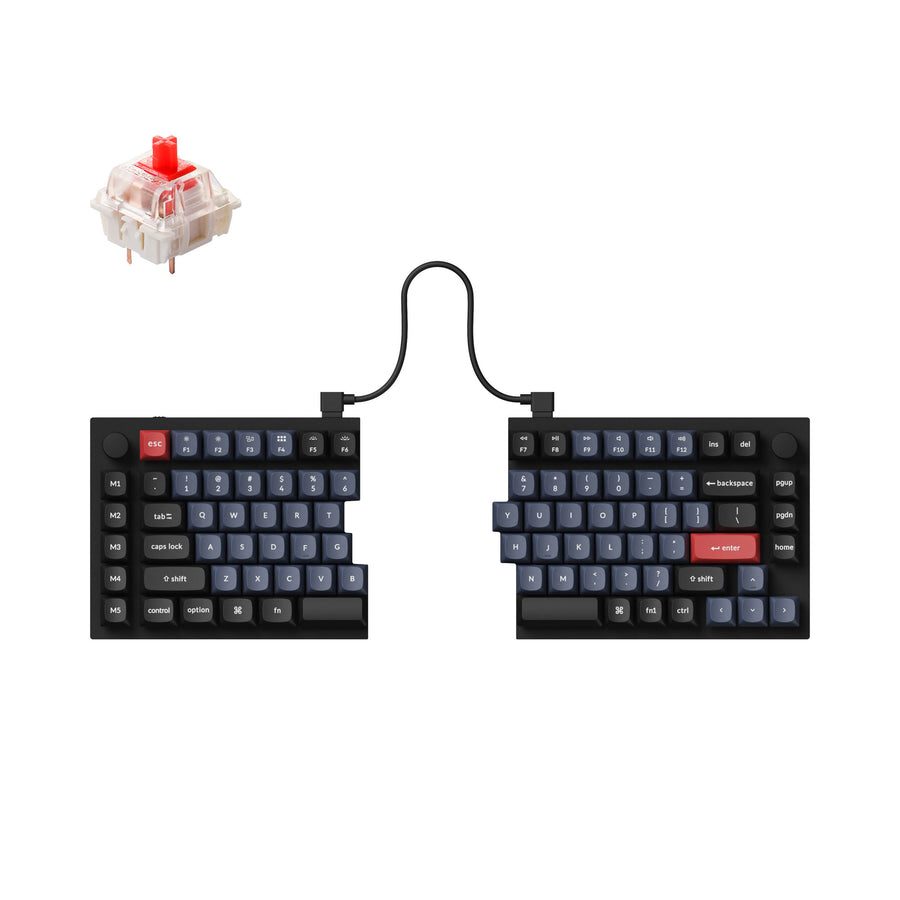 Keychron Q11 (Q11-M1) QMK Custom Mechanical Keyboard-Red Switch US Layout - Keychron 2.35.74.00.003