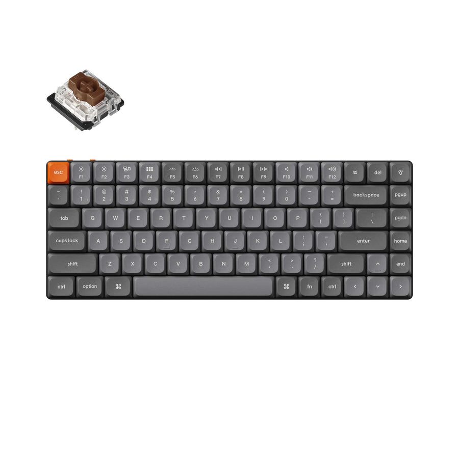 Keychron K3 Max (K3M-H3) QMK/VIA Wireless Custom Mechanical Keyboard-Brown Switch (Hot-Swappable) US - Keychron 2.35.74.00.005