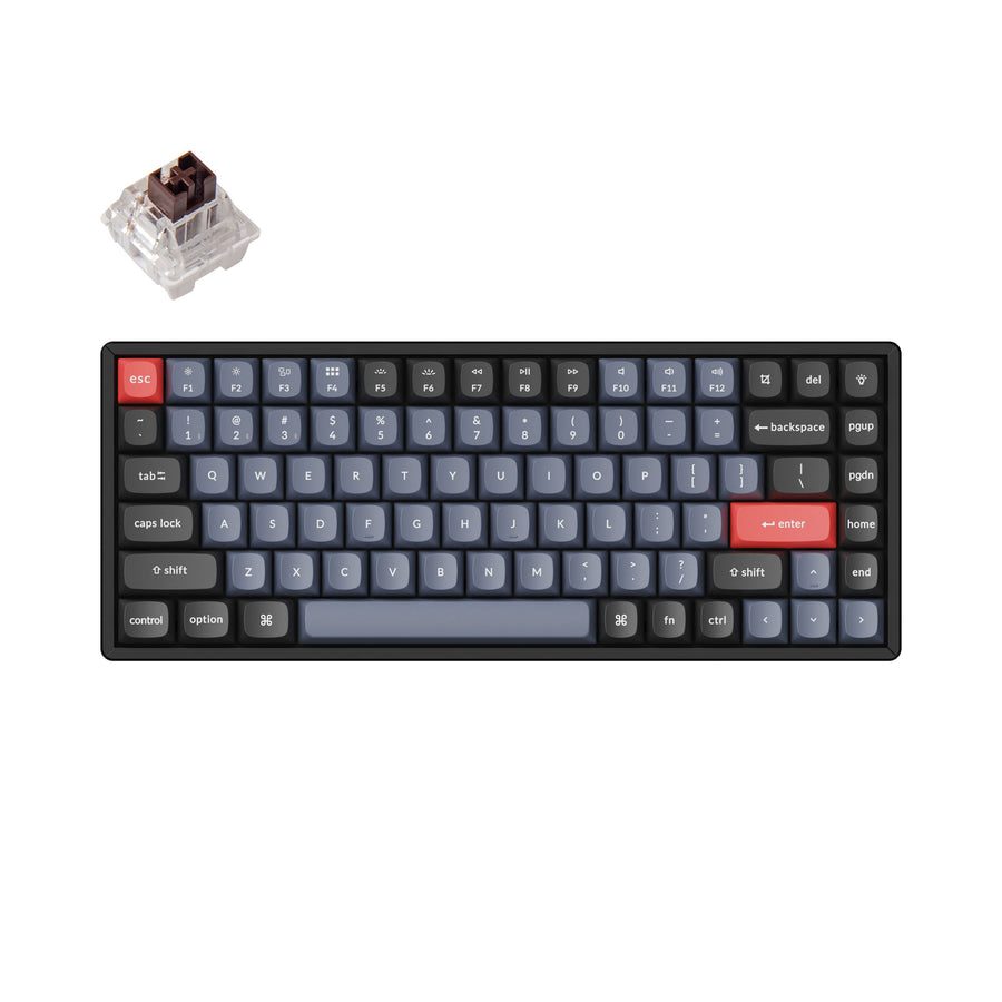 Keychron K2 Pro (K2P-J3) QMK/VIA Wireless Mechanical Keyboard-Brown Switch (Hot-Swappable) US Layout - Keychron 2.35.74.00.015