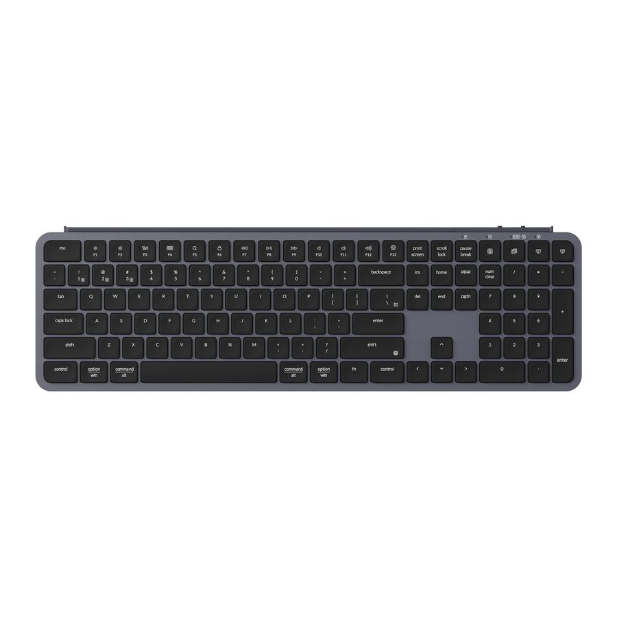 Keychron B6 Pro (B6P-K1) Ultraslim Wireless BT Keyboard ZMK Online customization - Gray US Layout - Keychron 2.35.74.00.021