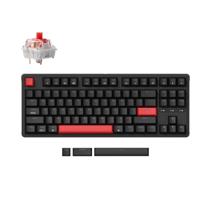 Keychron C3 Pro (C3P-A1) QMK/VIA Mechanical Red Switch 80% US Layout - Keychron 2.35.74.00.031