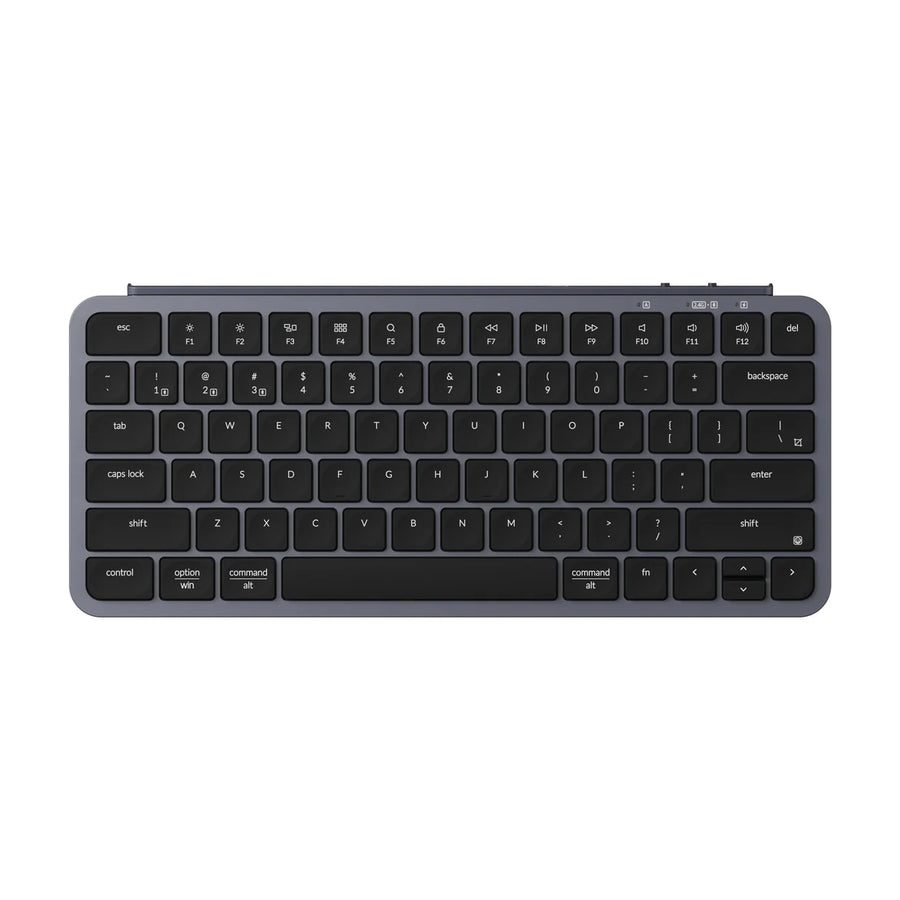 Keychron B1 Pro (B1P-K1) Ultraslim Mini Wireless BT Keyboard ZMK Online customization Gray US Layout - Keychron 2.35.74.00.035