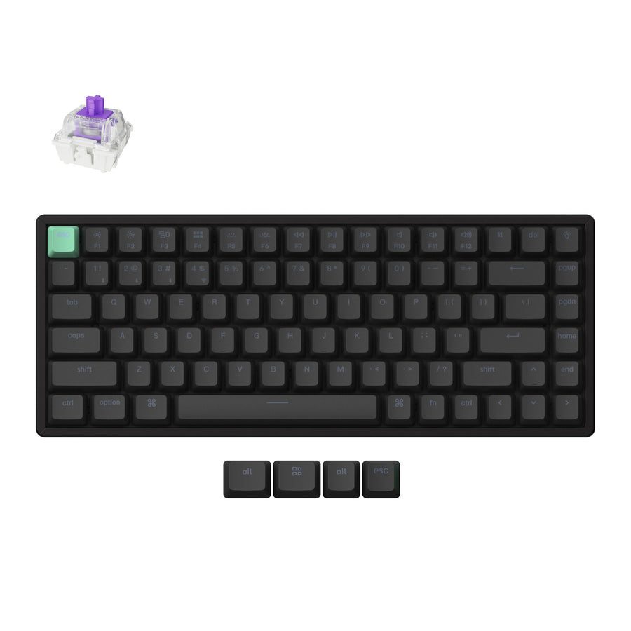 Keychron K2 HE (K2H-J1)Wireless Magnetic Hall Effect RGB Custom Keyboard 75% US Layout shine-through - Keychron 2.35.74.00.068