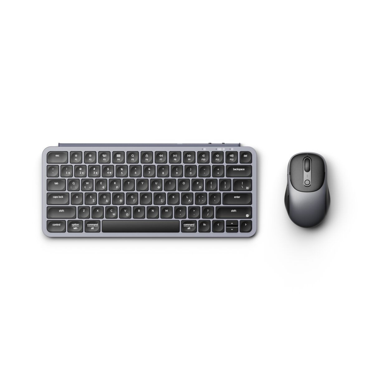 Keychron B1 Pro Combo (KCBD3-GR) Ultraslim Wireless Keyboard and Mouse 75% GR - Space Grey - Keychron 2.35.74.00.106