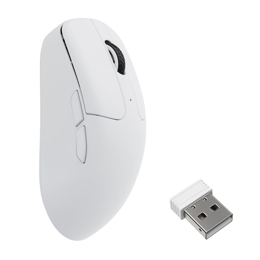 Keychron M2 8k (M2-A24) White Wireless Optical Mouse - 8K Polling Rate Ultra-lightweight - Keychron 2.35.74.00.112