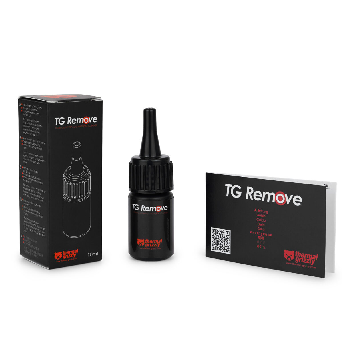 Thermal Grizzly TG Remove - 10ml Acetone based nano cleaner, remove and degrease - Thermal Grizzly 2.35.75.00.028