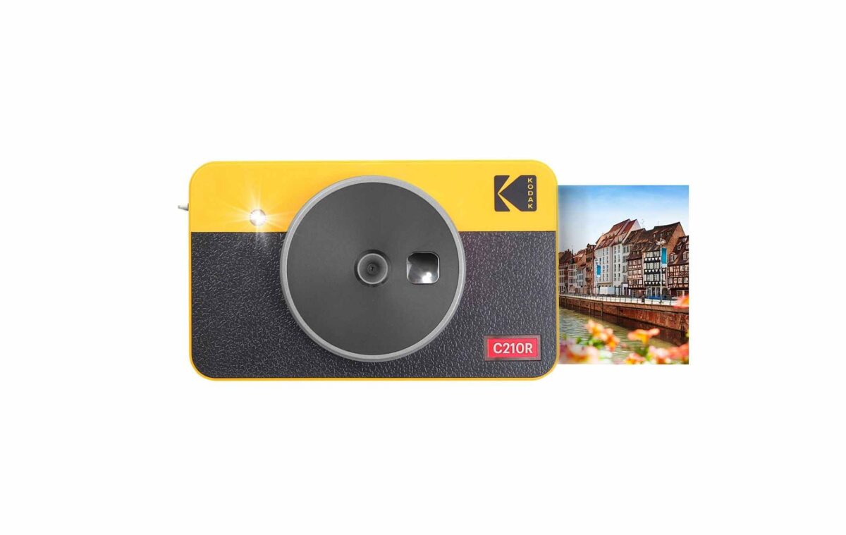 Kodak Mini Shot 2 Retro -Instant Camera & Photo Printer (5.3 x 8.6 cm), iOS & Android BT + 8 Sheets - KODAK 2.35.77.00.000