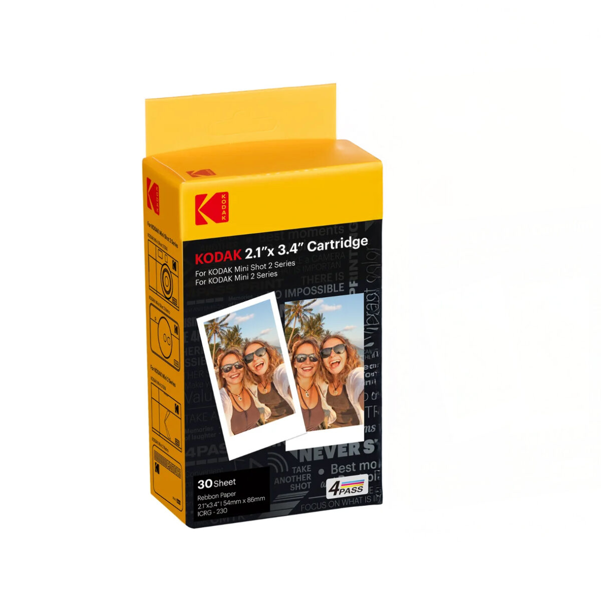 Kodak 30 Photo Cartridge for Mini Shot Combo Printers and Cameras C210/C210R (5.3 x 8.6 cm) - KODAK 2.35.77.02.000