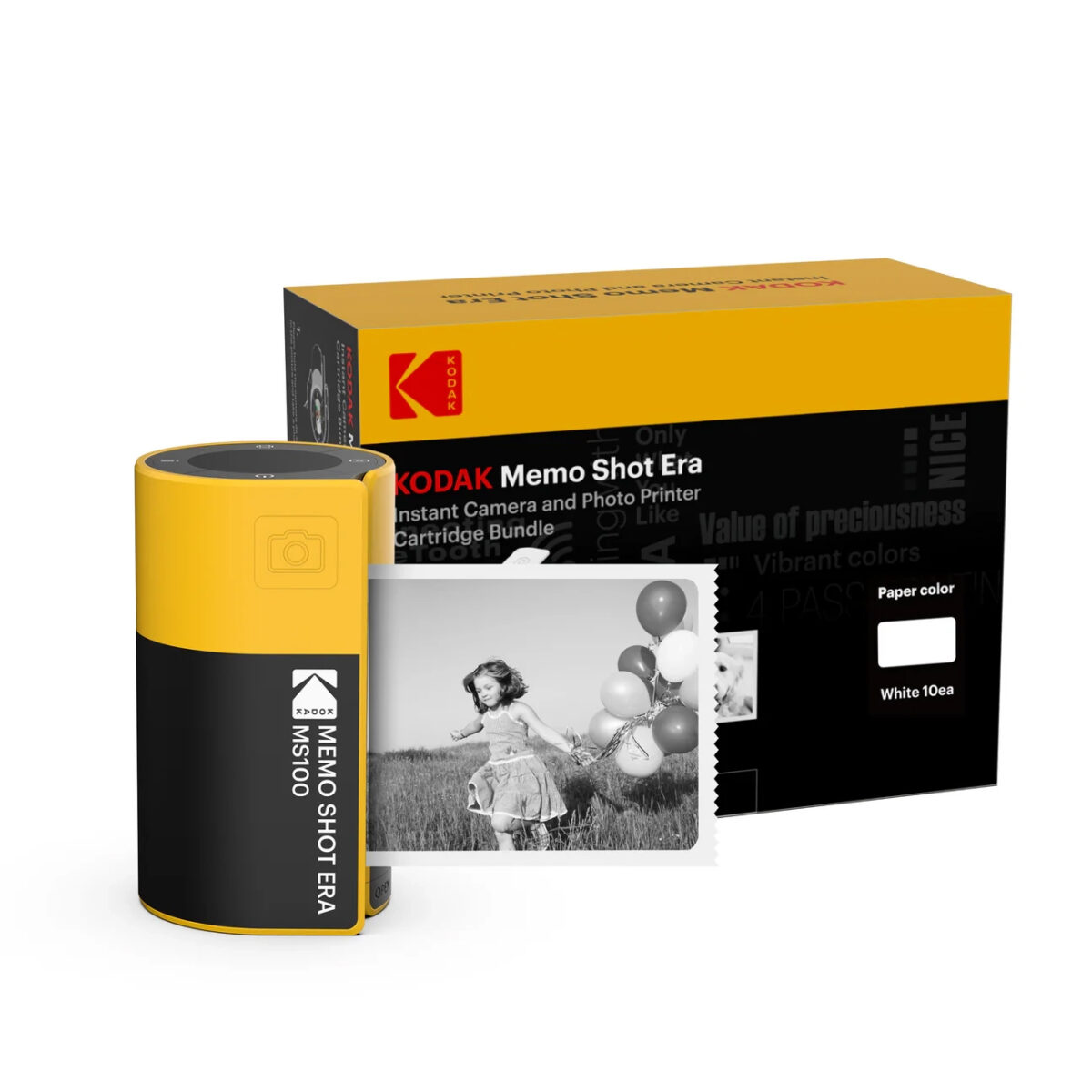 Kodak Memo Shot ERA Catridge - Paper for photo-Label Printer (9 Rolls) - KODAK 2.35.77.02.003