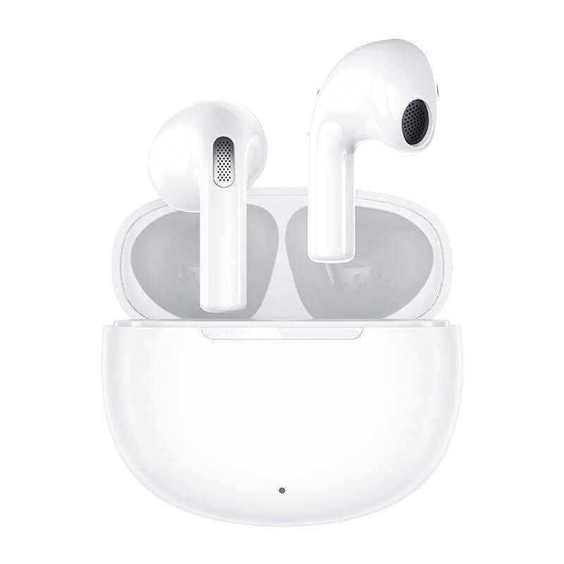 QCY T20 TWS Aily Pods White 5.3 Bluetooth Semi Ear 220mAh 3hour calling 5.5 hour playback range 10m - QCY 2.40.01.01.033